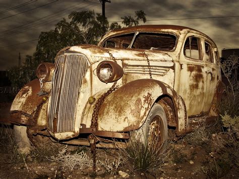 Old Rusted Abandoned Car Photo Art Print Poster Picture Bmp453a Ebay