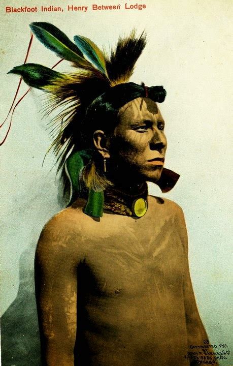 Native American Indian Pictures Faces Of The Historic Blackfoot Indian