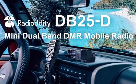 Nuevo Cps Y Firmware Radioddity Db25 D Radio Móvil Dmr De Doble Banda