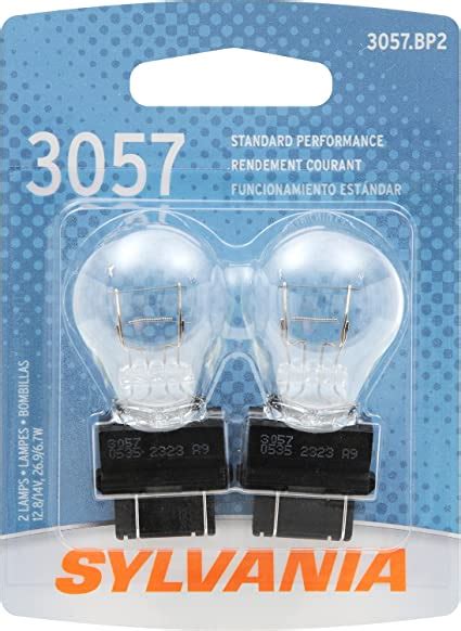Sylvania 3057 Basic Miniature Bulb Pack Of 2 Headlight Bulbs