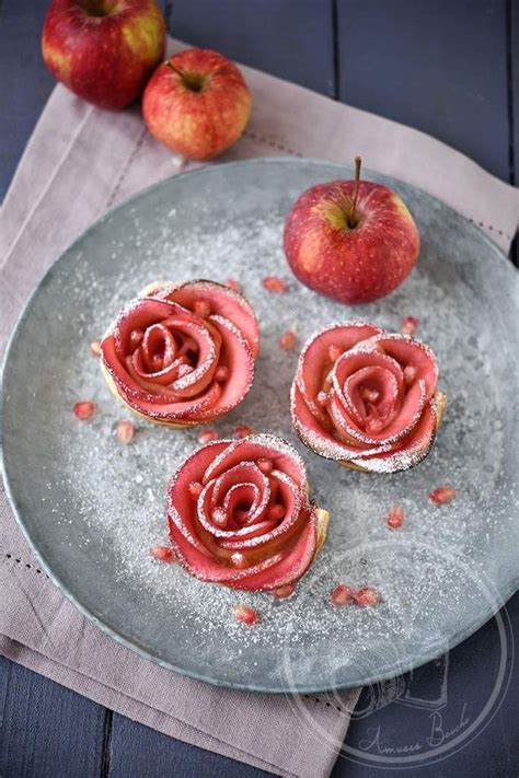 Rose de pomme au four