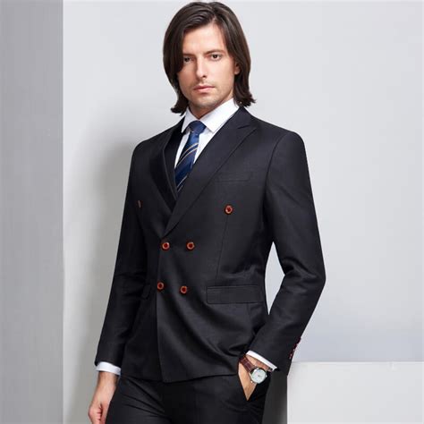Oscn7 Double Breasted Suit Men 3 Piece 2018 Fashion