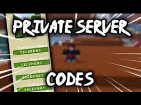 Shindo Life Conquest Private Server Codes