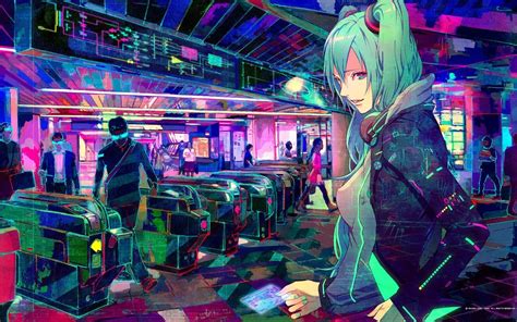 22 Cyberpunk Aesthetic Neon Anime Wallpaper Lotus Maybelline