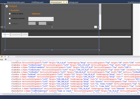 Wpf Viewing Scrollviewer Content In Visual Studio Stack Overflow