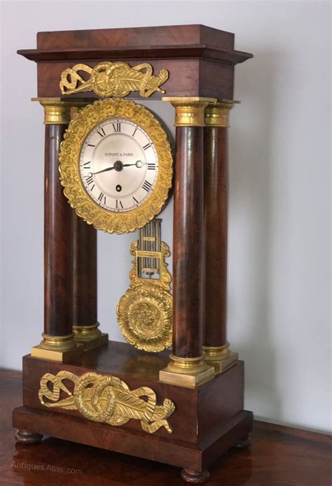 Fine 19th Century Portico Clock Clock Antique Clocks Antiques