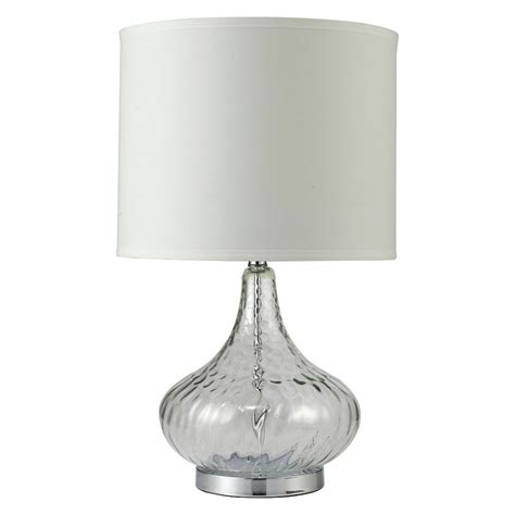 245 Traditional Fluted Glass Table Lamp With Rotary Switch Includes
