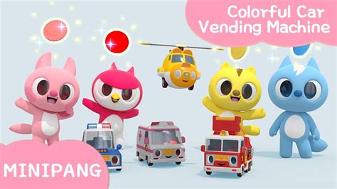 Learn And Sing With Miniforce Colorful Car Vending Machine Color