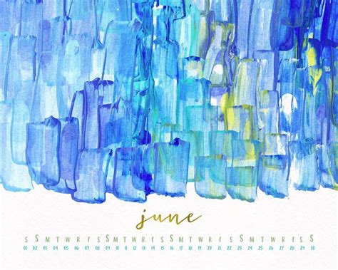 June 2019 Calendar Wallpapers Wallpaper Cave