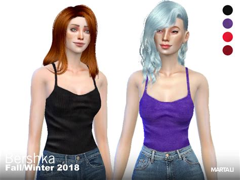 The Sims Resource Marta Li Bershka Plain Tank Top