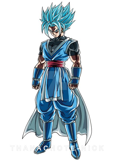The form is a different branch of transformation from the earlier super saiyan forms, such as super saiyan. OC : Re:_Try Super Saiyan Blue - DBXV2 COLOR by ...