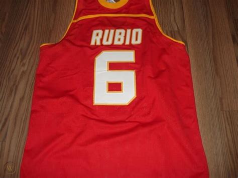 Basketball Jersey Spain 6 Ricky Rubio Xl 76496799