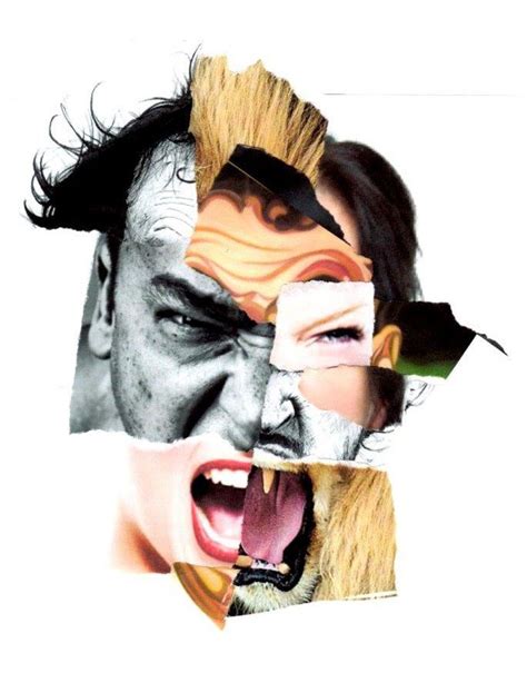 Collage Face Collage Collage Portrait Photomontage