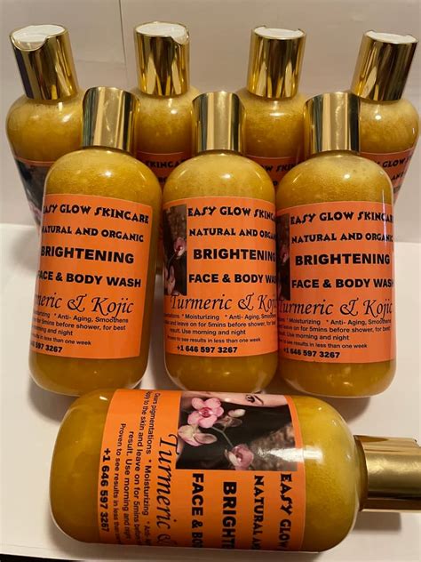 Turmeric Kojic Wash Face And Body Products Easy Glow