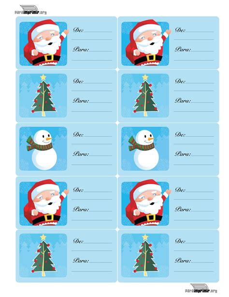 Etiquetas Regalos De Navidad Para Imprimir T Tags Printable T