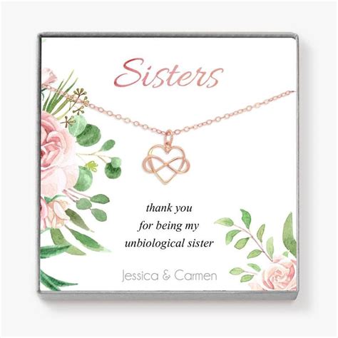 No matter how close you and your sister are, it's always great to. Unbiological Sister Birthday Gift Best Friend Gift ...