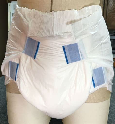 2 Diaper Sample Vintage Tena Slip Maxi Active Fit M Plastic Back Adult