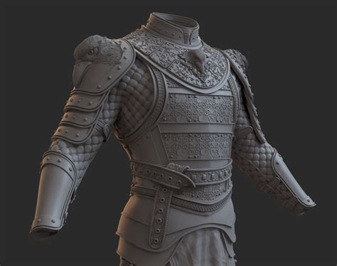 Game Of Thrones Armor By Rafael Araújo · 3dtotal · Learn Create Share