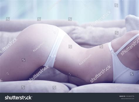 Sexy Woman Buttocks Lying On Sofa库存照片 Shutterstock