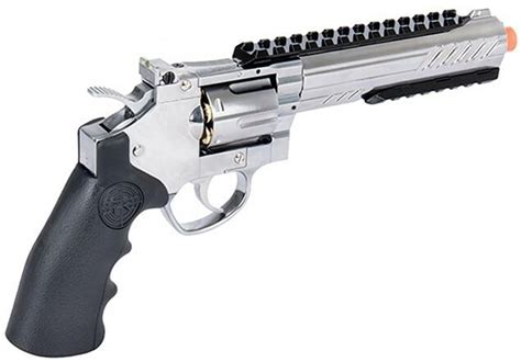 Src Titan 6 Full Metal Co2 Airsoft Revolver Silver