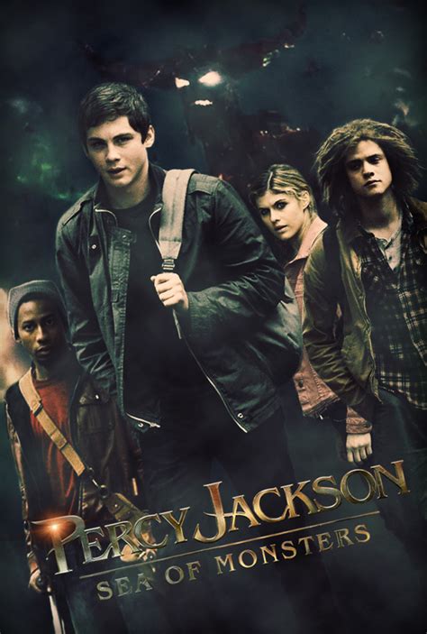 Parents need to know that percy jackson: Percy Jackson: Sea of Monsters Movie Poster by sadobistom ...
