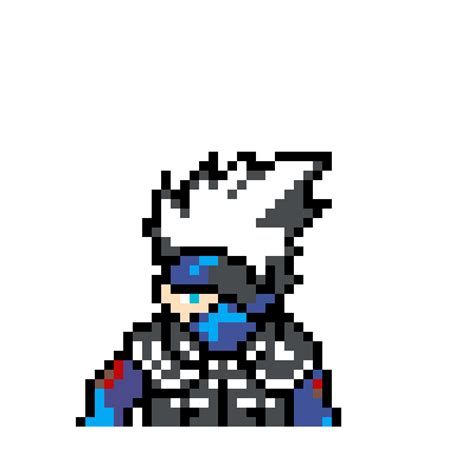 Kakashi Chidori Pixel Art