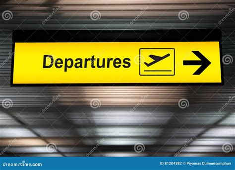 Airport Sign Departure And Arrival Board Stock Photo Image Of Arrival