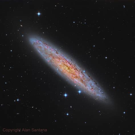Sculptor Galaxy Ngc 253 In Lrgb Chi 1 Ccd Telescope Live