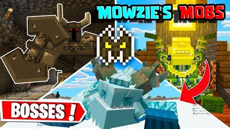 Addon De Mowzies Mobs Para Minecraft Pe 12041 Youtube