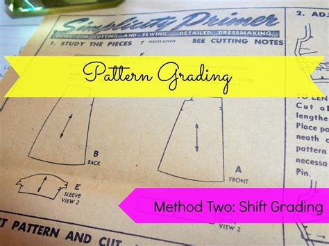 {tutorial} Pattern Grading: Method Two - Shift Grading 