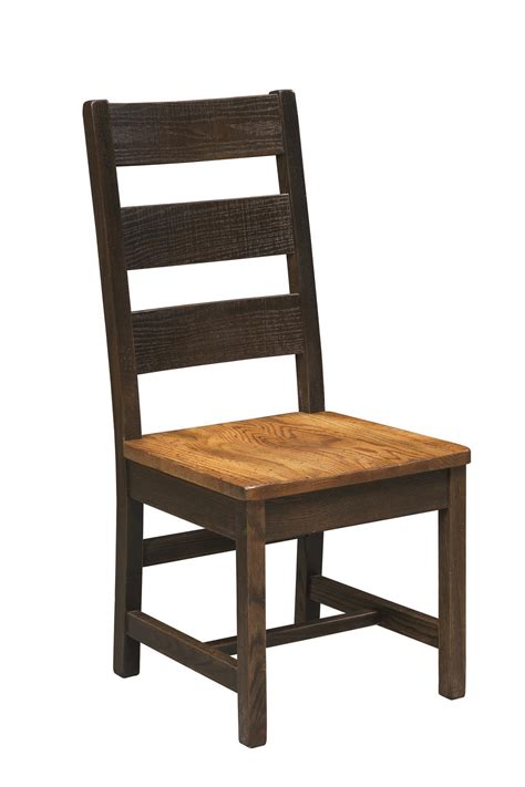 We have a fantastic set of dining room hutches, tables, both solid top and extension, and chairs for you to explore. Farmstead Ladder Back Dining Chair from DutchCrafters ...