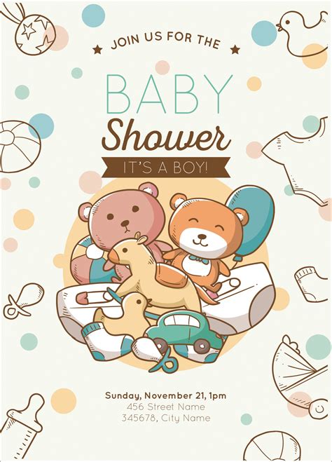 Free Baby Shower Invitation Templates For Word Home Design Ideas