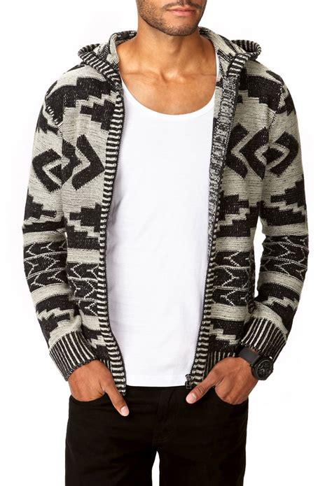 Lyst Forever 21 Southwestern Style Sweater In Natural For Men