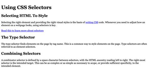 How To Select Html Elements Using Id Class And Attribute Selectors In