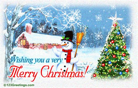 A Very Merry Christmas Free Spirit Of Christmas Ecards Greeting Cards