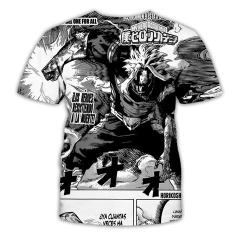 My Hero Academia Anime 3d Printed Summer T Shirt