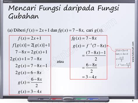 Matematik tambahan tingkatan 4 fungsi {add math form 4  function}