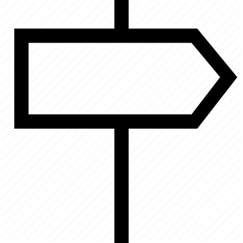 Arrow Direction Road Sign Sign Icon