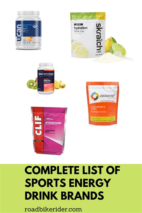Check spelling or type a new query. Complete List of Sports Energy Drink Brands for Endurance ...