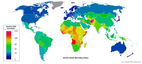 Infant Mortality rate vs GDP per capita | japangeoo