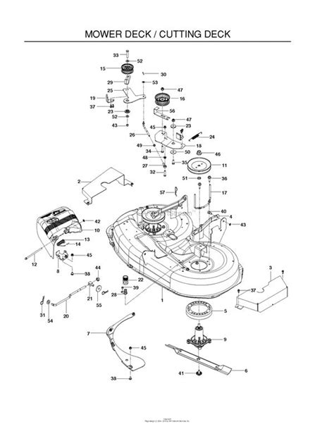 Husqvarna 42 Mower Deck Belt Diagram