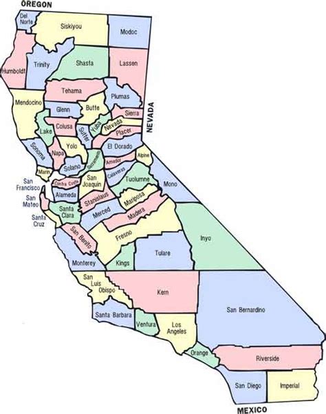 California Probate Court Map By County The Grossman Law Firm