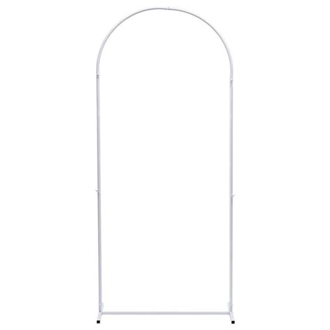 Yiyibyus 728 In X 315 In White Metal Wedding Arch Stand Backdrop