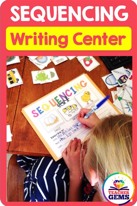 Sequencing Sort Writing Center Writing Center Literacy Center