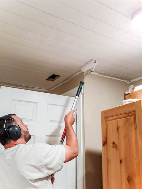 How To Install Shiplap Ceiling Over Popcorn Ceiling Making