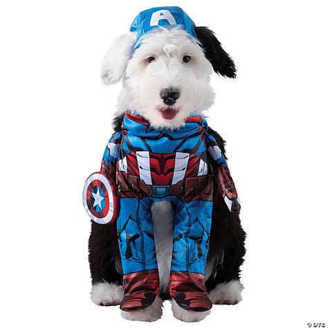 Captain America Pet Costume Oriental Trading