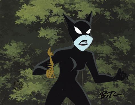 The New Batman Adventures Original Production Cel Signed By Bruce Timm