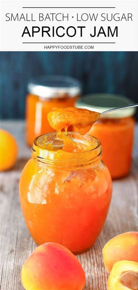 It's cooked slowly in the crock pot so every flavor has a chance to really sink in. Small Batch Low Sugar Apricot Jam - Happy Foods Tube ...