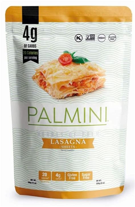 Palmini Lasagna Heart Of Palm Palmini Lasagna Noodles Hearts Of