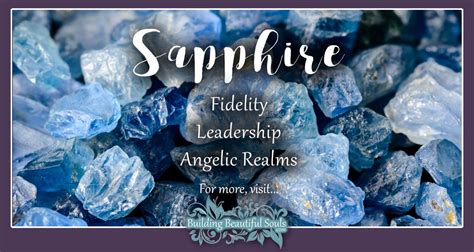 Sapphire Meaning And Healing Properties Healing Crystals And Gemstones